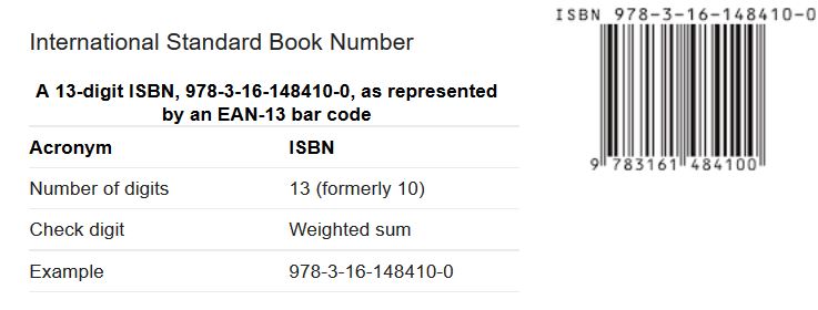 isbn example